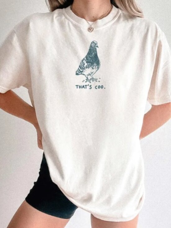 Tops - Pigeon Graphic Tee For Men Women That’s Coo Funny Shirt